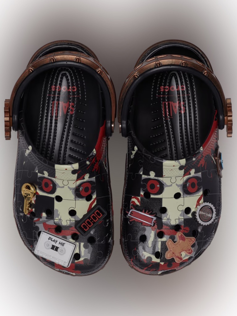 ⛓️ CROCS SAW BILLY HALLOWEEN CLOGS BLACK 🎥